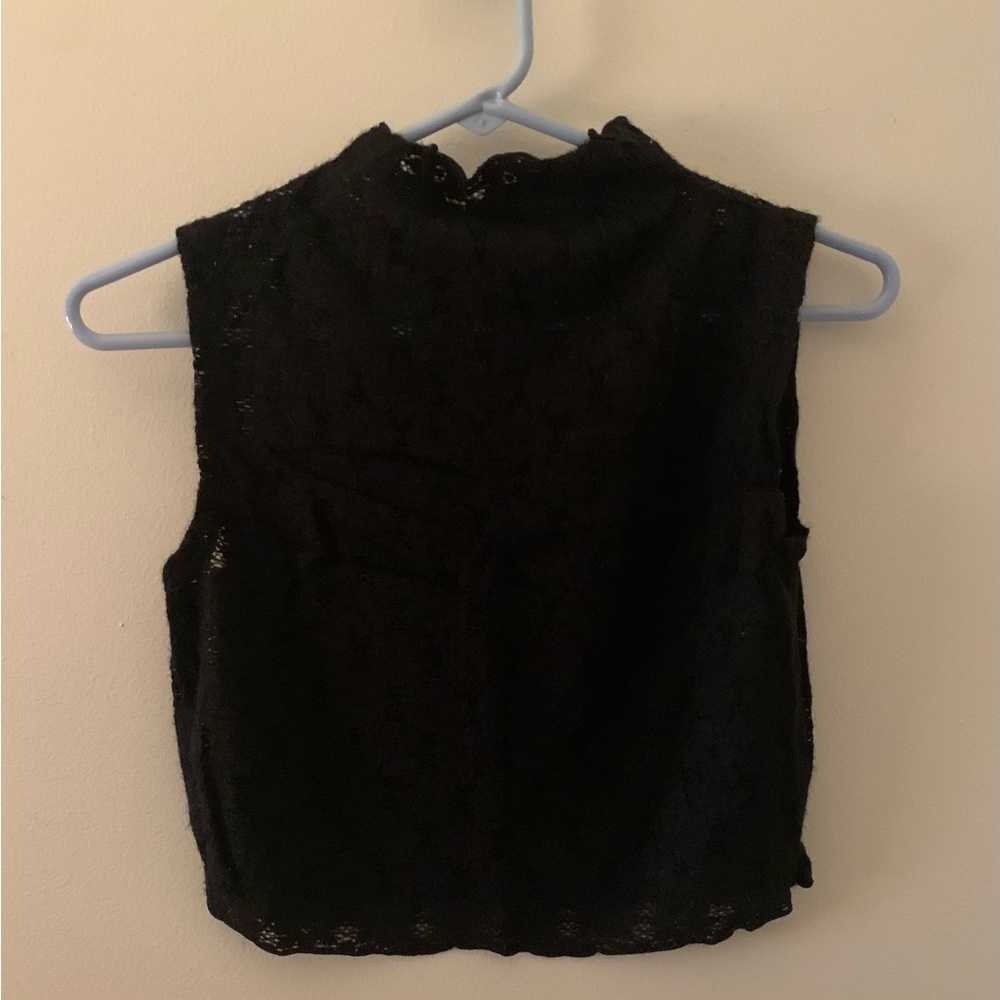 Women’s black lace undershirt. New without tags